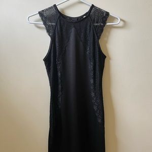 XS Black H&M dress with lace detail